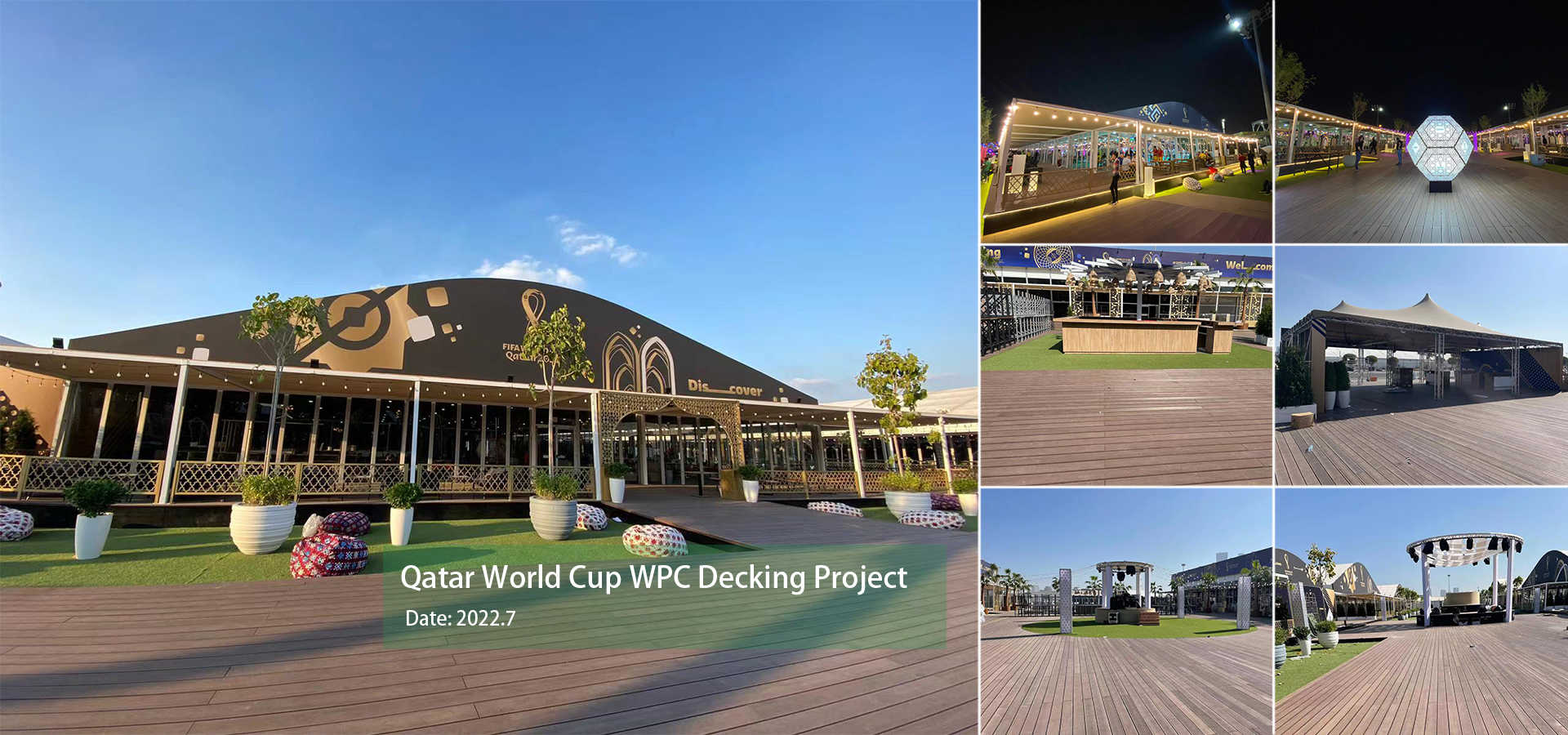 Qatar World Cup WPC Decking Project