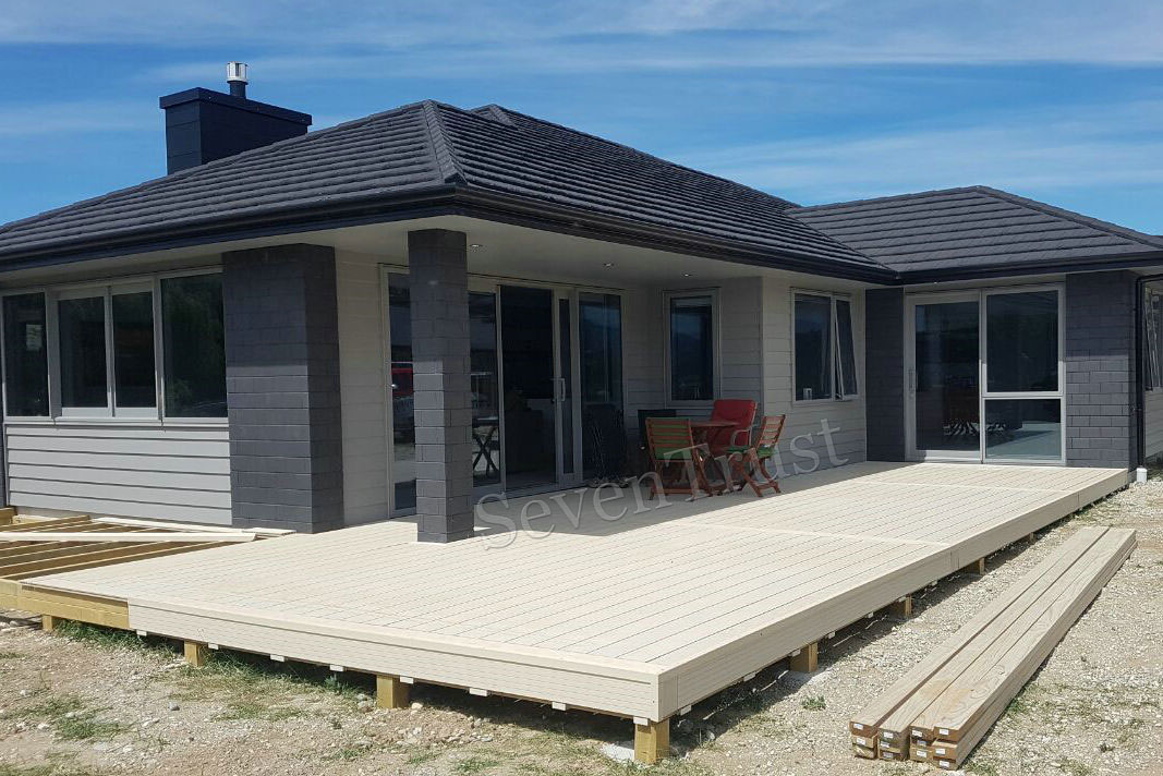 White Decking Project In New Zealand