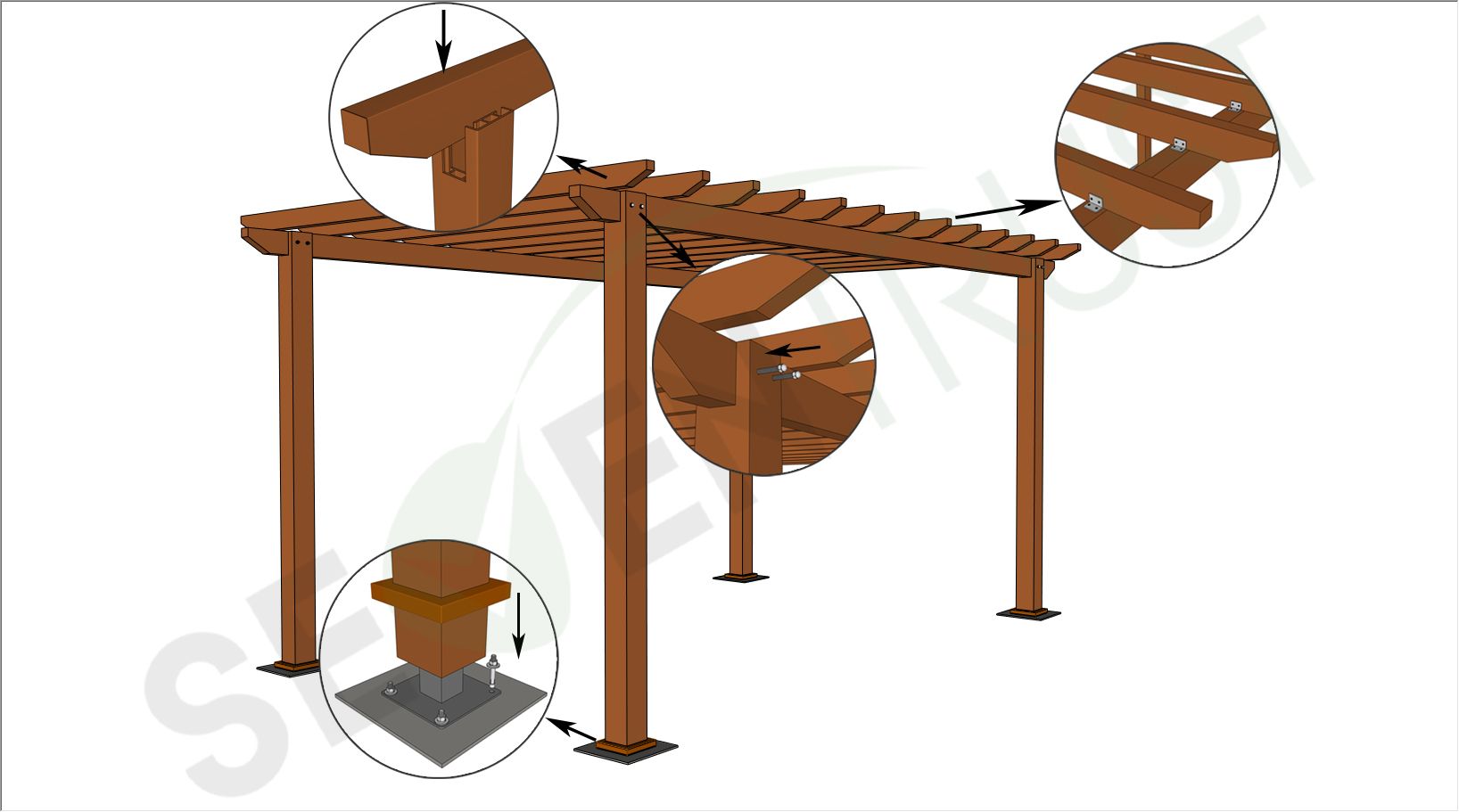 Composite Pergola