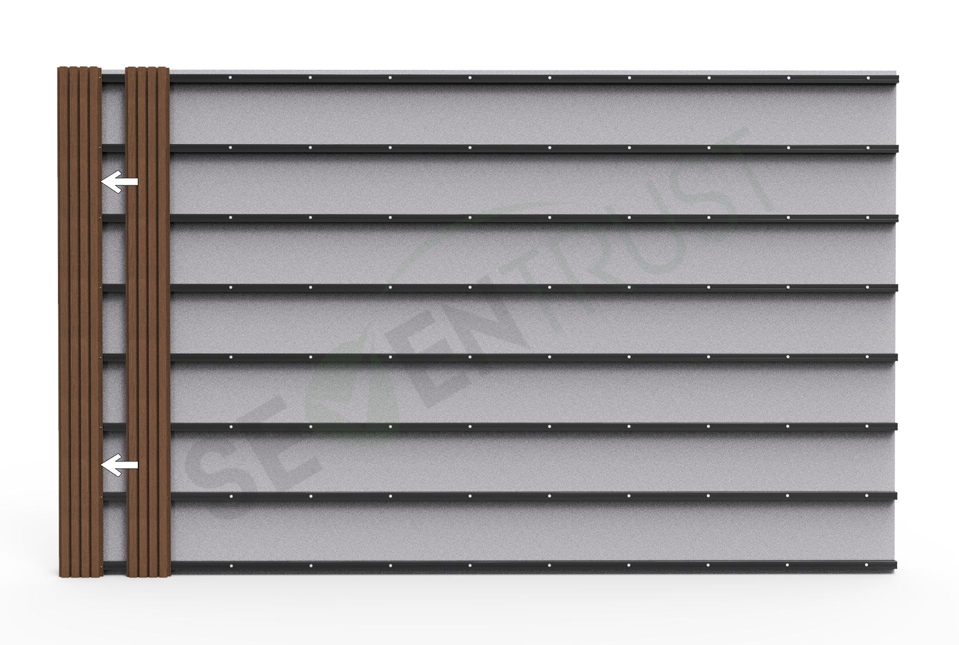 ST-219H28 WPC Wall Panel