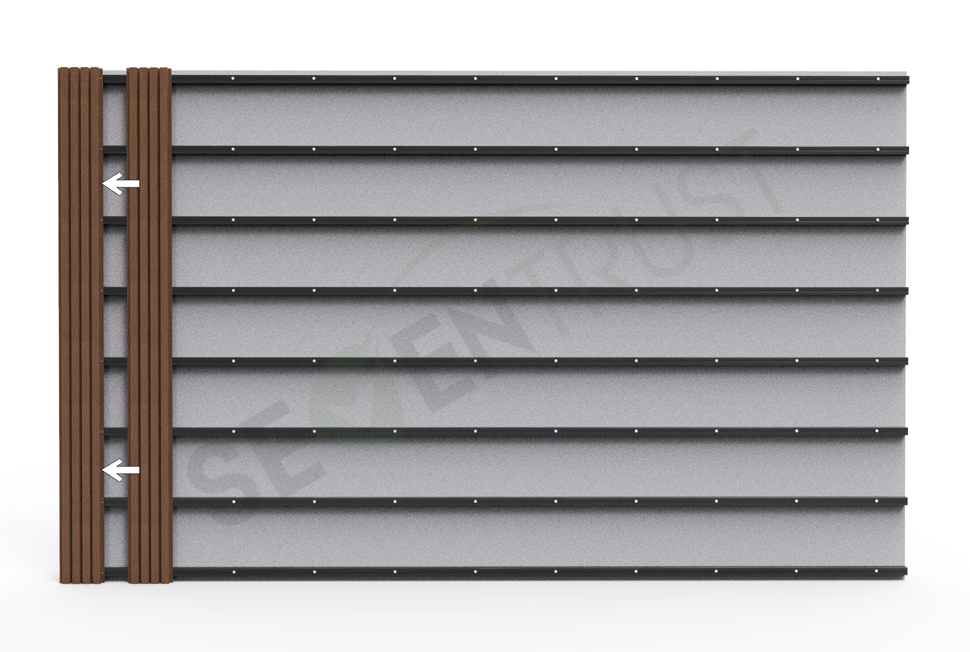 STC-219H26 WPC Wall Panel