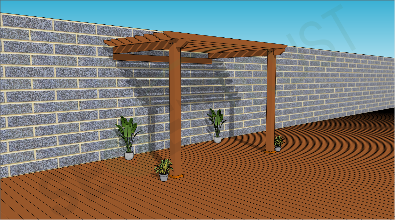 Composite Pergola