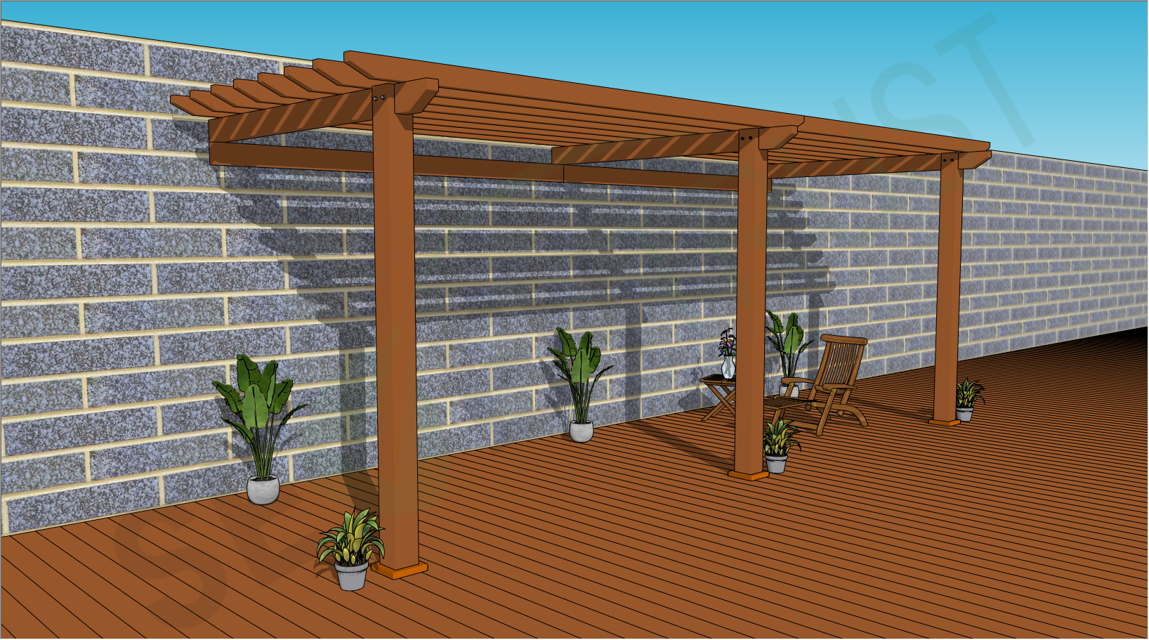 Composite Pergola