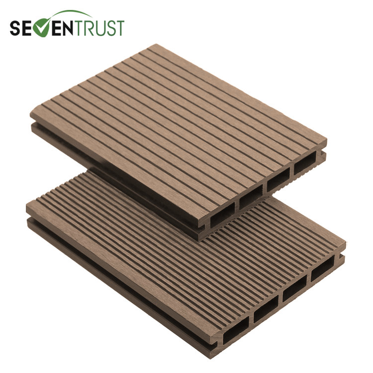 WPC Terrace Plastic Wood Plank Flooring Anti-UV Wood Plastic