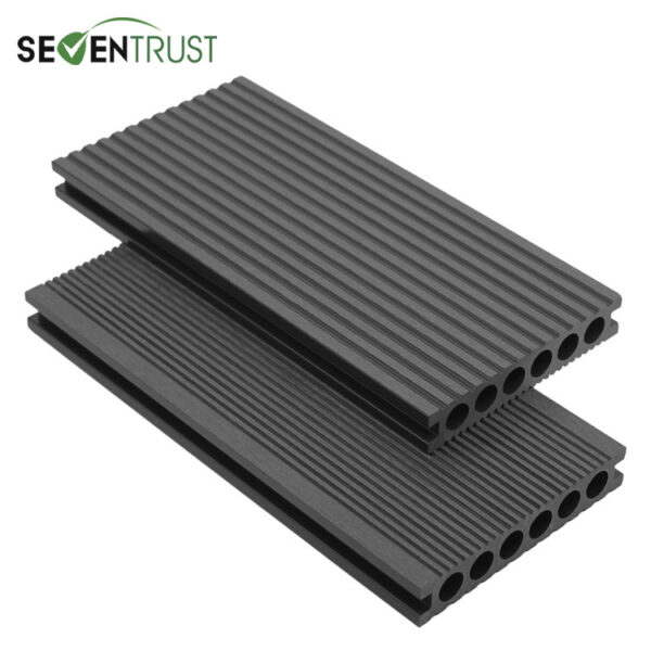 Wood Plastic Composite Decking Grey Color