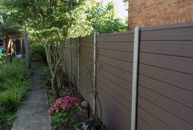 Wood Plastic Composite Fence Panels
