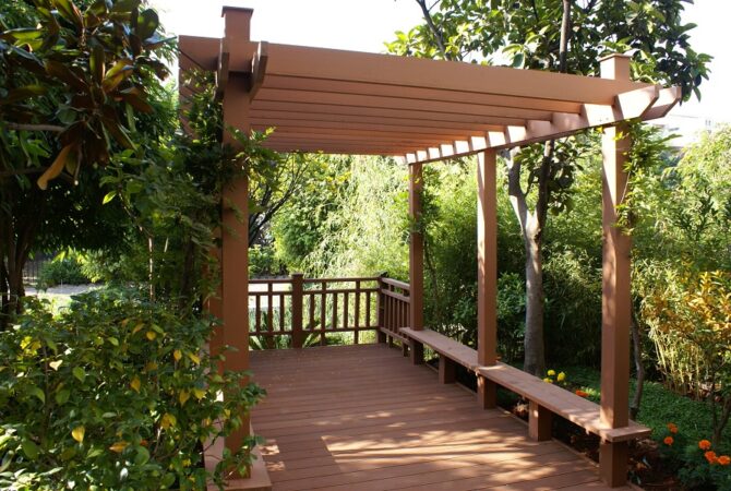 Composite Wood Pergola Kits