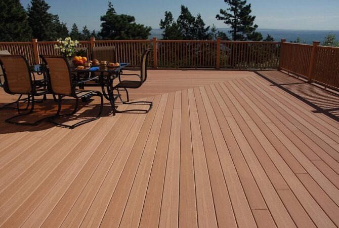 Tongue Groove Wood Decking
