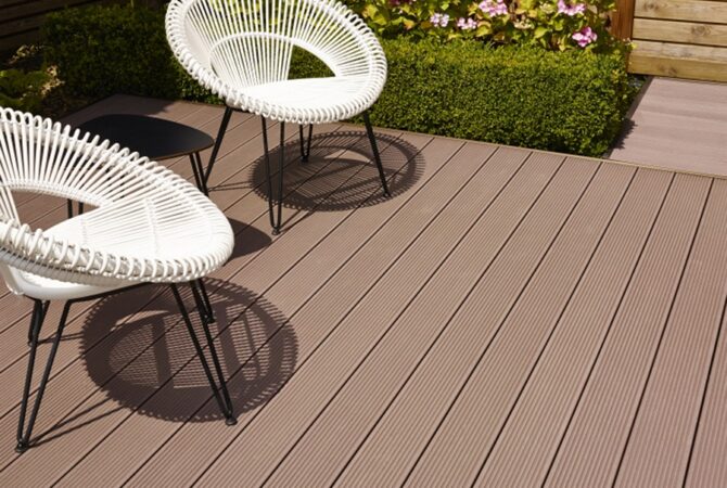 Tongue Groove Composite Decking Material