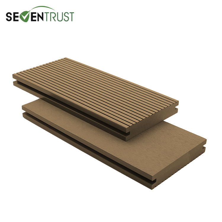 WPC Terrace Plastic Wood Plank Flooring Anti-UV Wood Plastic