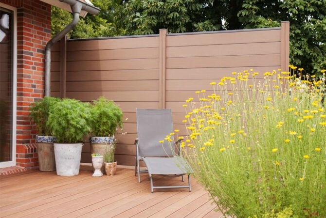 wpc fence panels uk