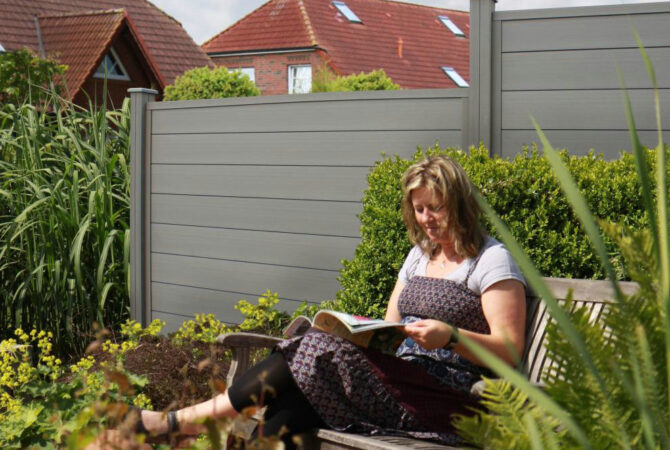 6Ft Garden Grey Fence Panels