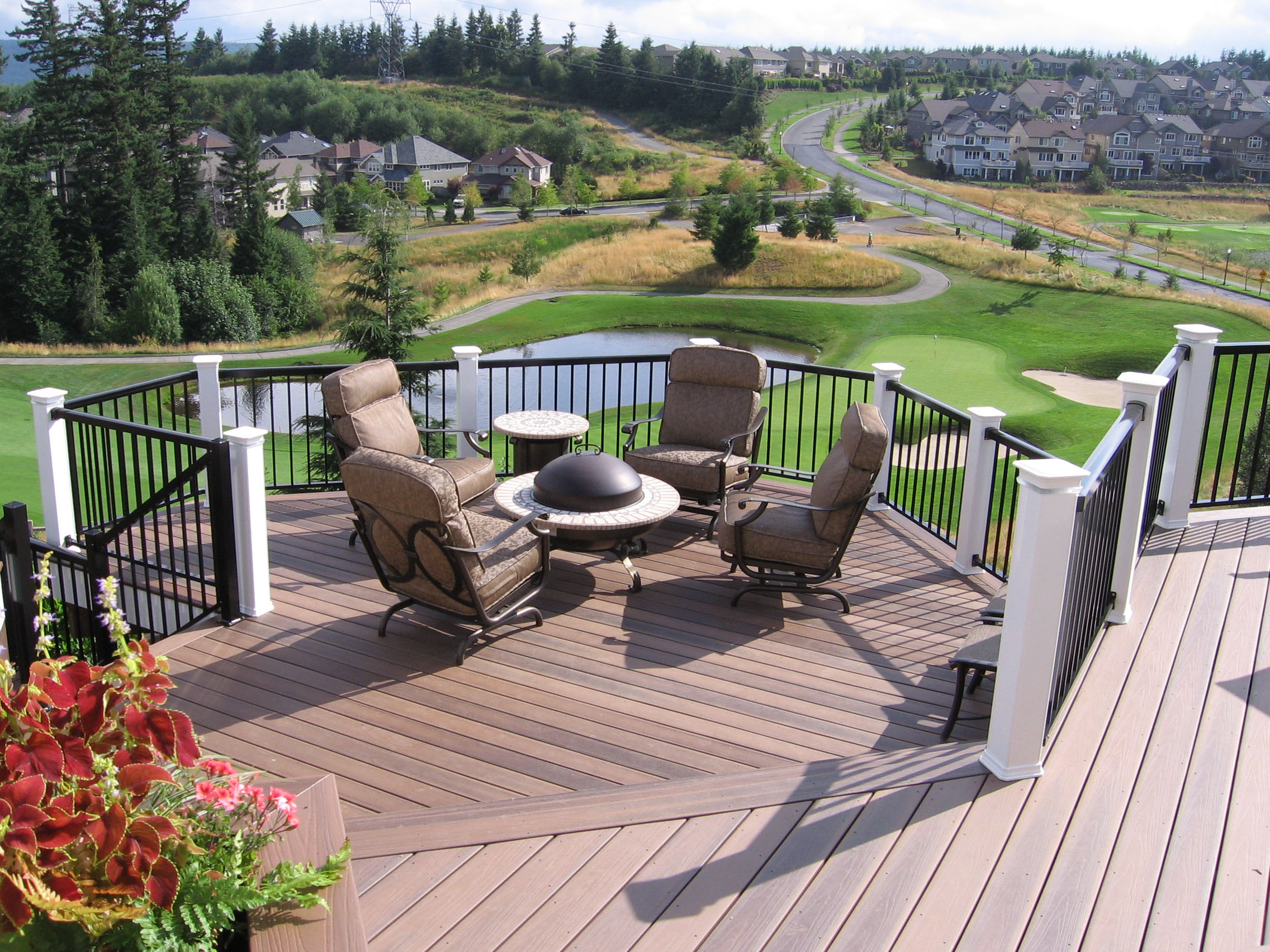Plastic Wood Decking Appearance Color Design