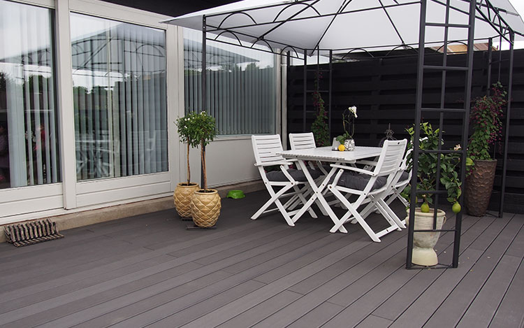 Pavilion Wood Plastic Deck Leisure Platform