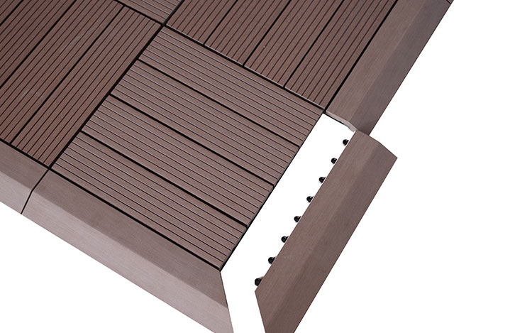 Insect-proof Imitation Solid Wood Outdoor Wood-plastic Composite Decking