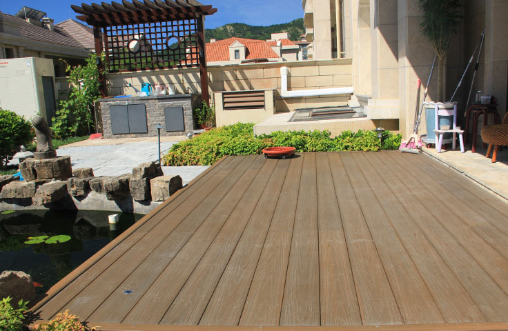 Plastic Wood Elastic Deck